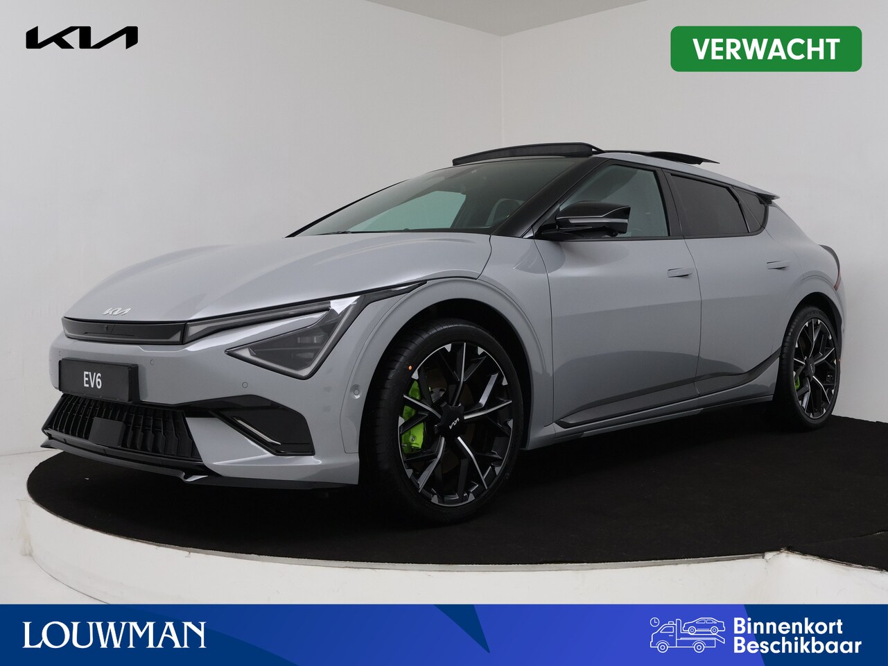 Kia EV6 - GT AWD 84 kWh | 609 pk | Panoramadak | Matrix Led Koplampen | NIEUW!! Uit voorraad leverba - AutoWereld.nl