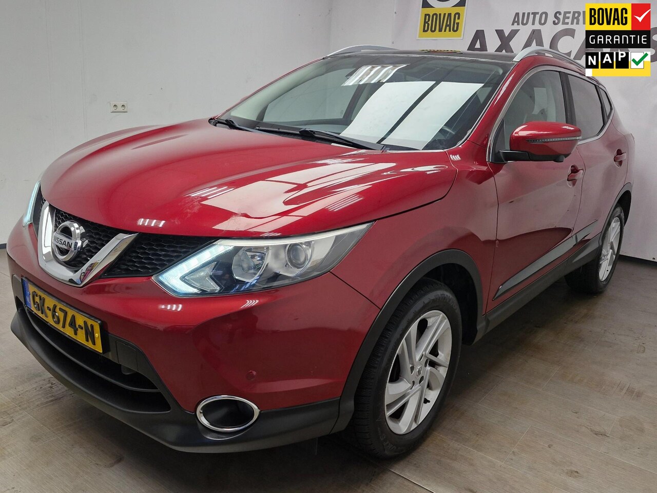 Nissan Qashqai - 1.2 Connect Edition BOVAG GARANTIE ! AUTOMAAT ! LUXE UITVOERING ! - AutoWereld.nl