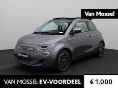Fiat 500 C - 500e La Prima 42 kWh leren bekleding - navigatie - camera - adapt. cruise control