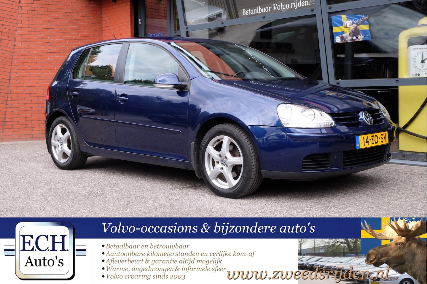 Volkswagen Golf - 1.4 Optive 4 Airco, Cruise Control, Trekhaak - AutoWereld.nl