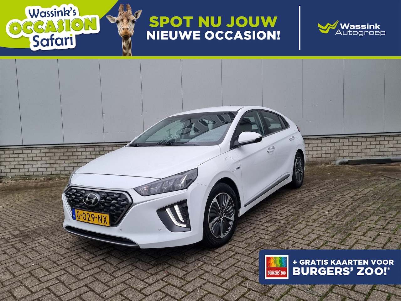 Hyundai IONIQ - 1.6 GDI PHEV 141 pk DCT Premium I Trekhaak I Navigatie | Safari Actie - AutoWereld.nl