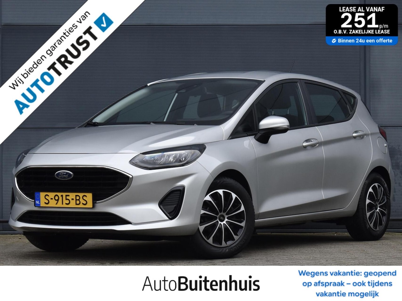 Ford Fiesta - 1.0 EcoBoost Connected |CARPLAY|LED|PDC|CRUISE|DAB - AutoWereld.nl