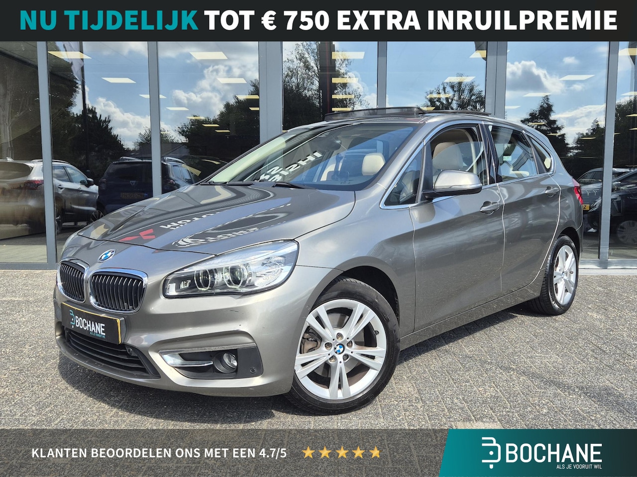 BMW 2-serie Active Tourer - 218i Luxury | Memory seats | Volleder | Schuifdak | Navigatie | Full option | 1e eigenaar - AutoWereld.nl