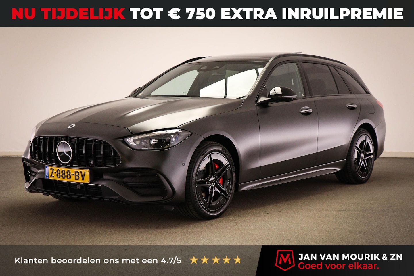 Mercedes-Benz C-klasse Estate - 300 e AMG Line | PREMIUM PLUS / KEYLESS / RIJASSISTENTIE- PACK | VOORKLIMATISERING | DIGIT - AutoWereld.nl