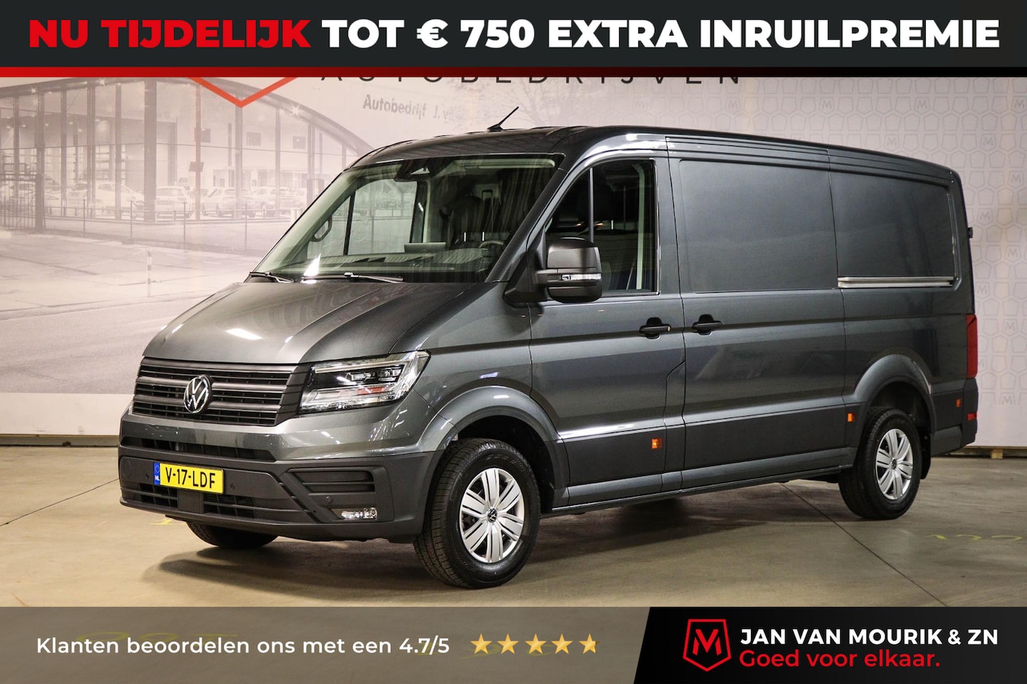Volkswagen Crafter - 35 2.0 TDI L3H2 Comfortline | 2 X SCHUIFDEUR | ERGO COMFORT | LED | CLIMA | DAB | CAMERA | - AutoWereld.nl