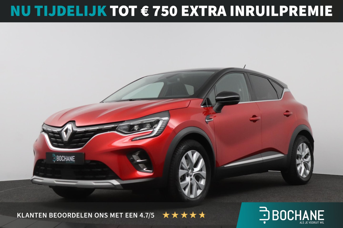 Renault Captur - 1.6 E-Tech Hybrid 145 Intens | Navigatie | Carplay/Android Auto | Camera | - AutoWereld.nl