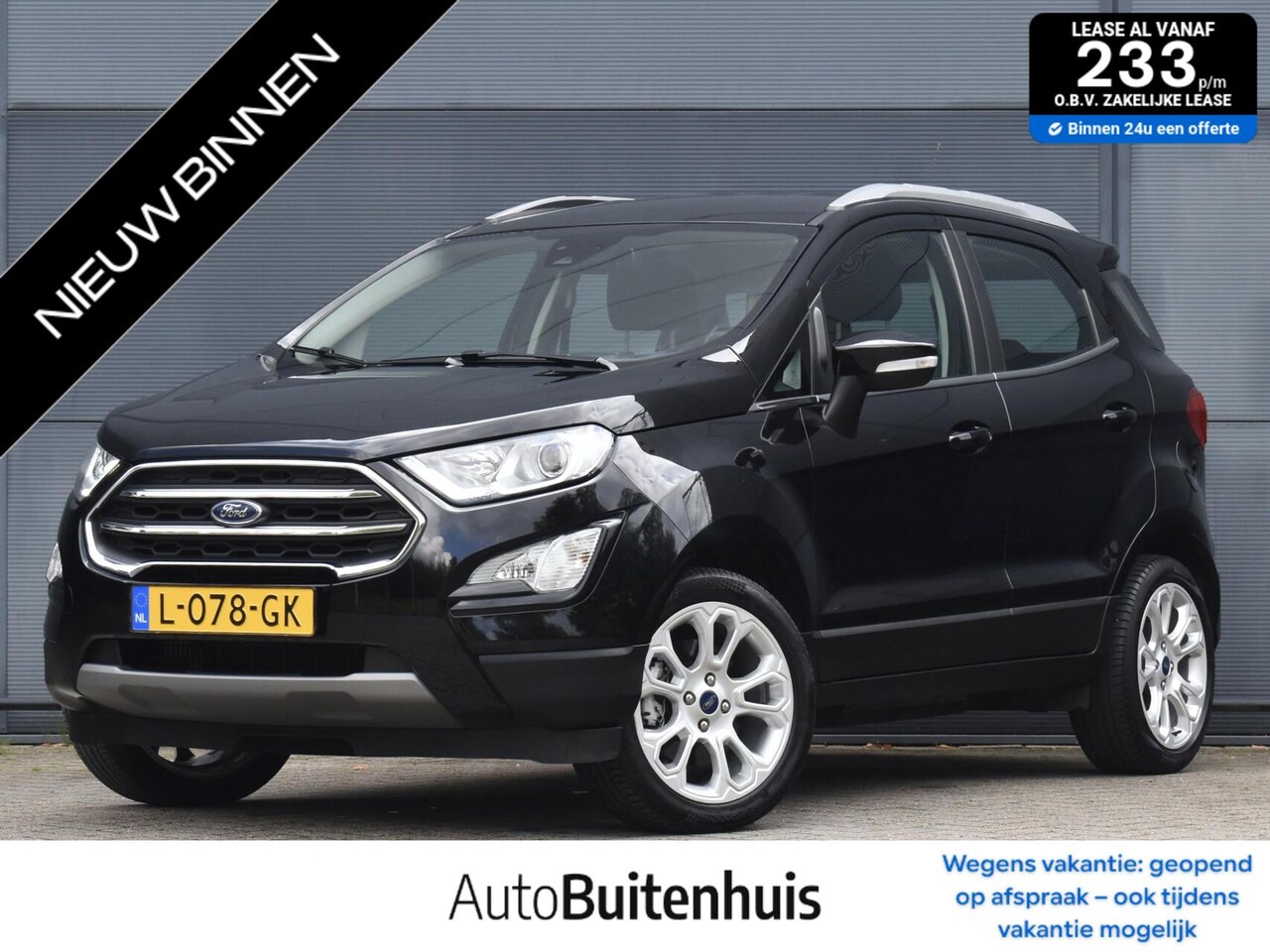 Ford EcoSport - 1.0 EcoBoost Titanium|CLIMATE|CAMERA|CRUISE|CARPLAY|PDC - AutoWereld.nl