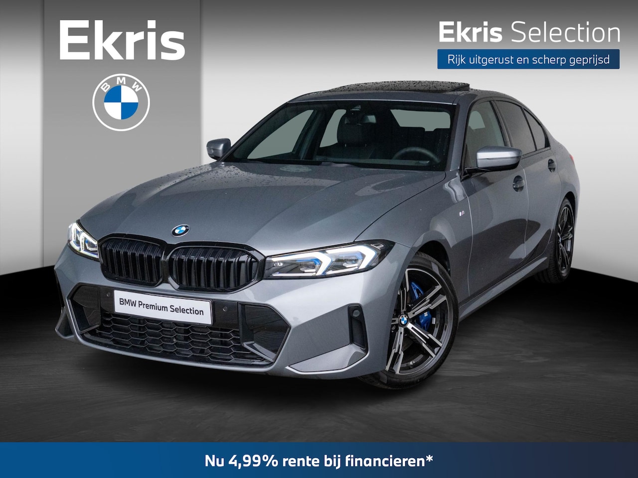 BMW 3-serie - 320i Sedan M Sportpakket / Adaptive LED / Stoelverwarming / Glazen panoramadak | Ekris Sel - AutoWereld.nl