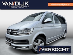 Volkswagen Transporter - 2.0 TDI L2H1 DC Highline 150PK ✓Euro 6 ✓5-Persoons ✓Full LED ✓Navigatie ✓Apple Carplay & A