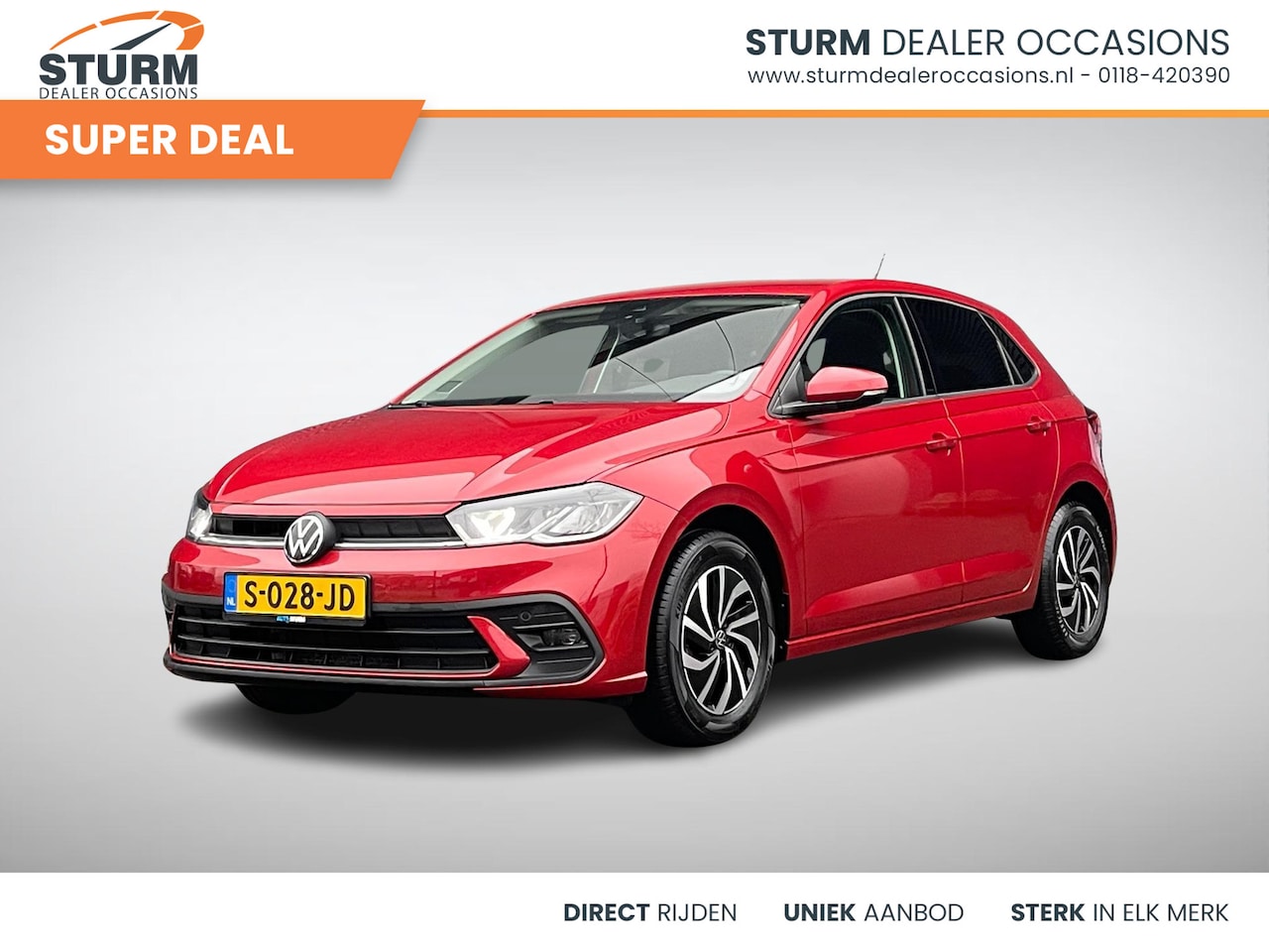 Volkswagen Polo - 1.0 TSI Life | Apple Carplay/Android Auto | Stoelverwarming | LED Koplampen | Park. Sensor - AutoWereld.nl