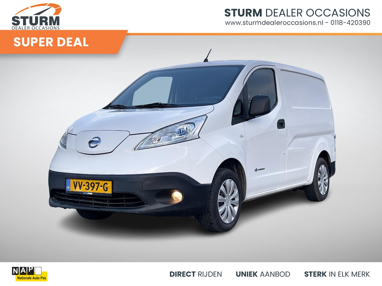 Nissan e-NV200 - Optima | Cruise Control | Bluetooth Tel. | Climate Control | Lat-Om-Lat Betimmering | Elek - AutoWereld.nl