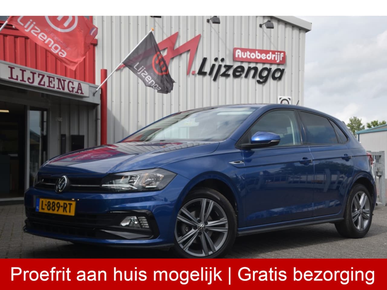 Volkswagen Polo - 1.0 TSI R-Line Edition DSG | Carplay | Navi | Adapt. Cruise | Airco | DAB | PDC | LMV - AutoWereld.nl