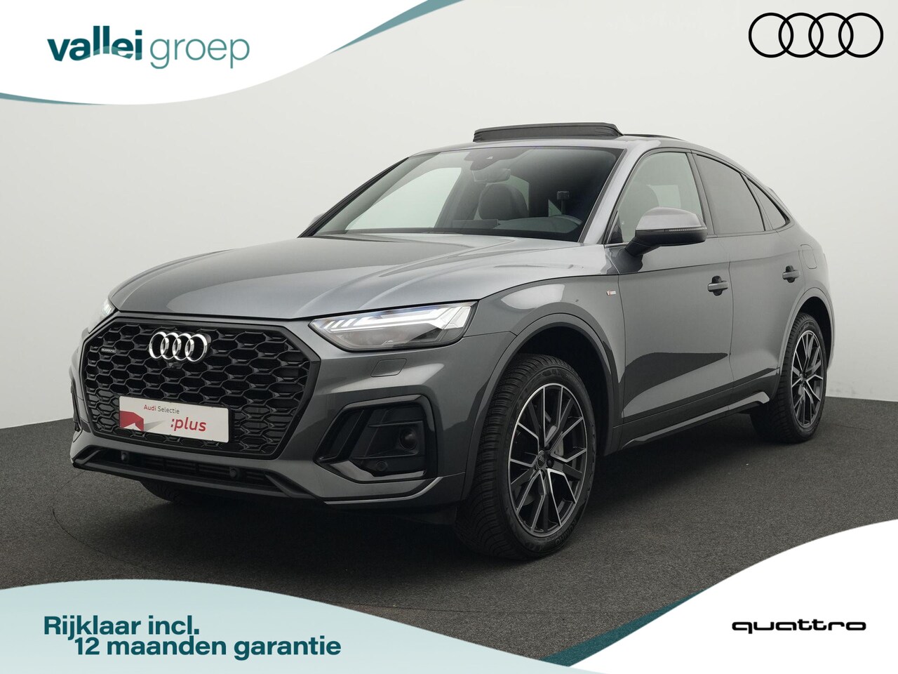 Audi Q5 Sportback - 50 TFSI e 299 pk S-tronic quattro S edition / S-Line | Panoramadak | Matrix LED | Achterui - AutoWereld.nl