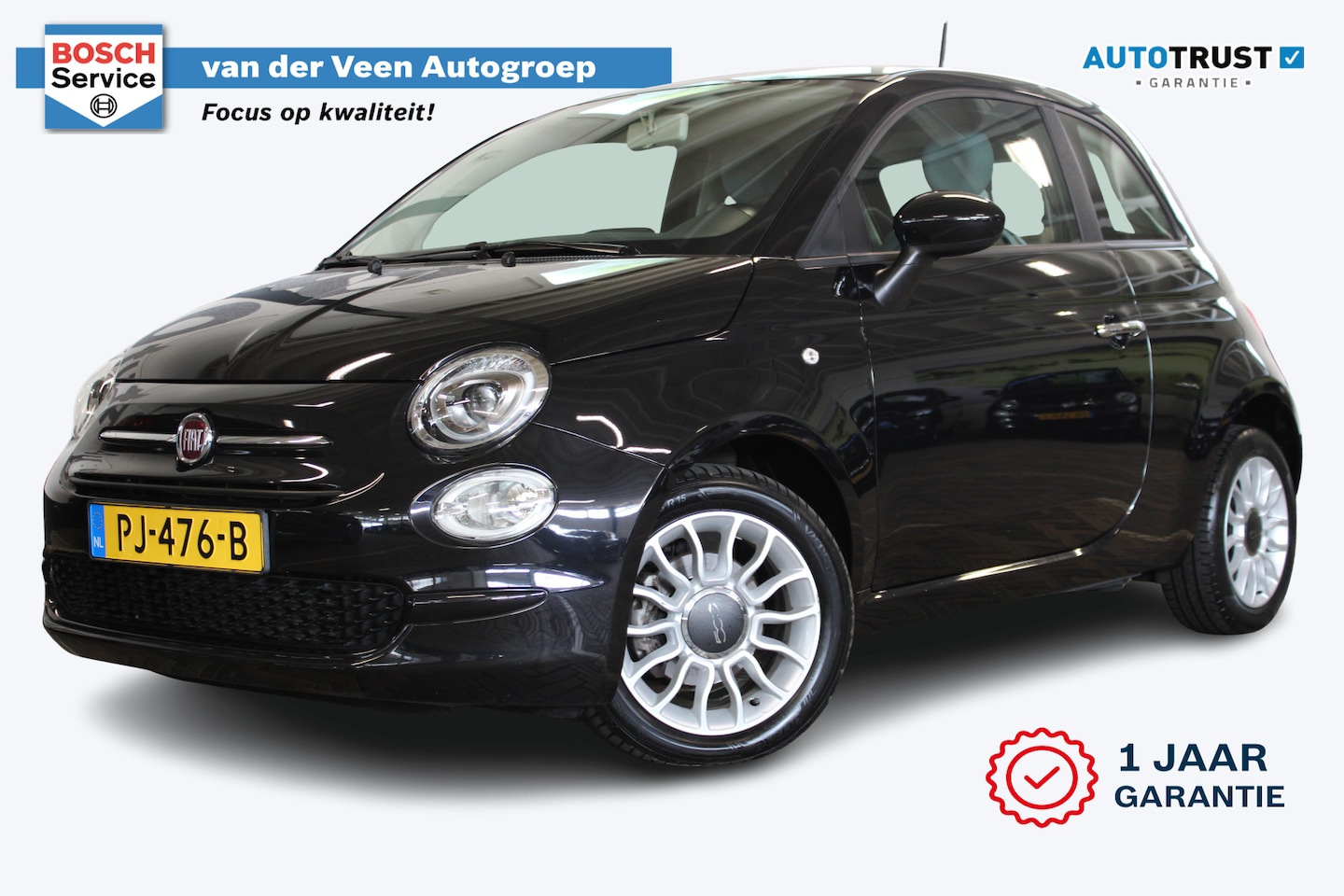 Fiat 500 - 0.9 TwinAir Turbo Popstar | Incl. 12 maanden garantie | Snelheidsbegrenzer | Airco | Radio - AutoWereld.nl