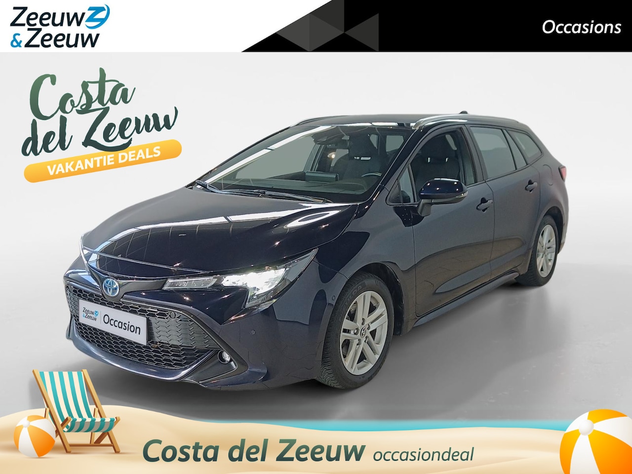 Toyota Corolla Touring Sports - Hybrid 140 Business *Automaat*Navi+Camera*Climate*Parkeersensoren*LM.Velgen - AutoWereld.nl