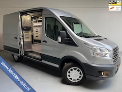 Ford Transit - 350 2.0 TDCI euro6 L2H2 SERVICEWAGEN Trend 3Persoons Sortimo inrichting Airco Camera Grijs