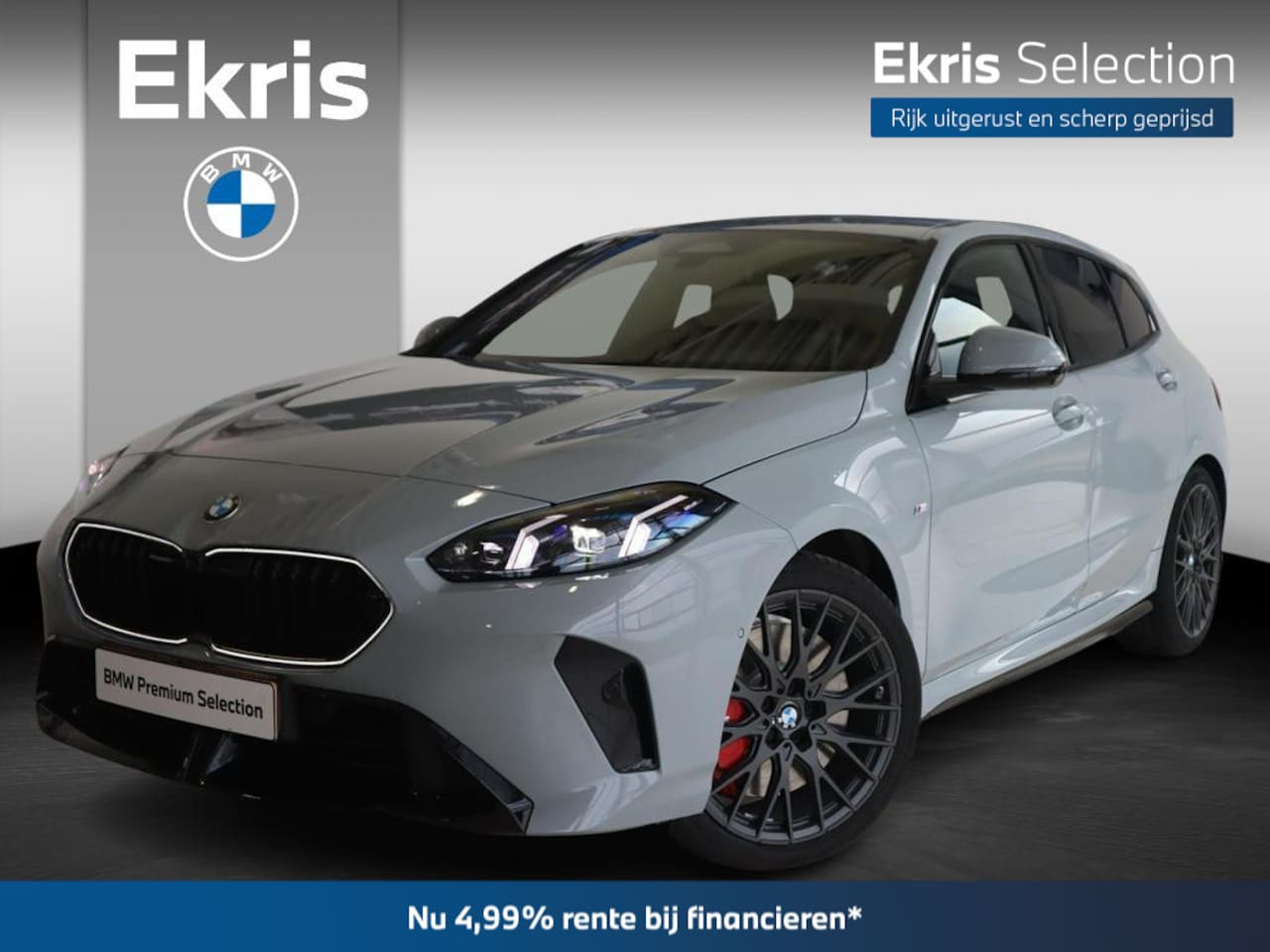 BMW 1-serie - 5-deurs 120 M Sportpakket Pro | Innovation Pack | Brooklyn Grau | 19'' LMV | Ekris Selecti - AutoWereld.nl