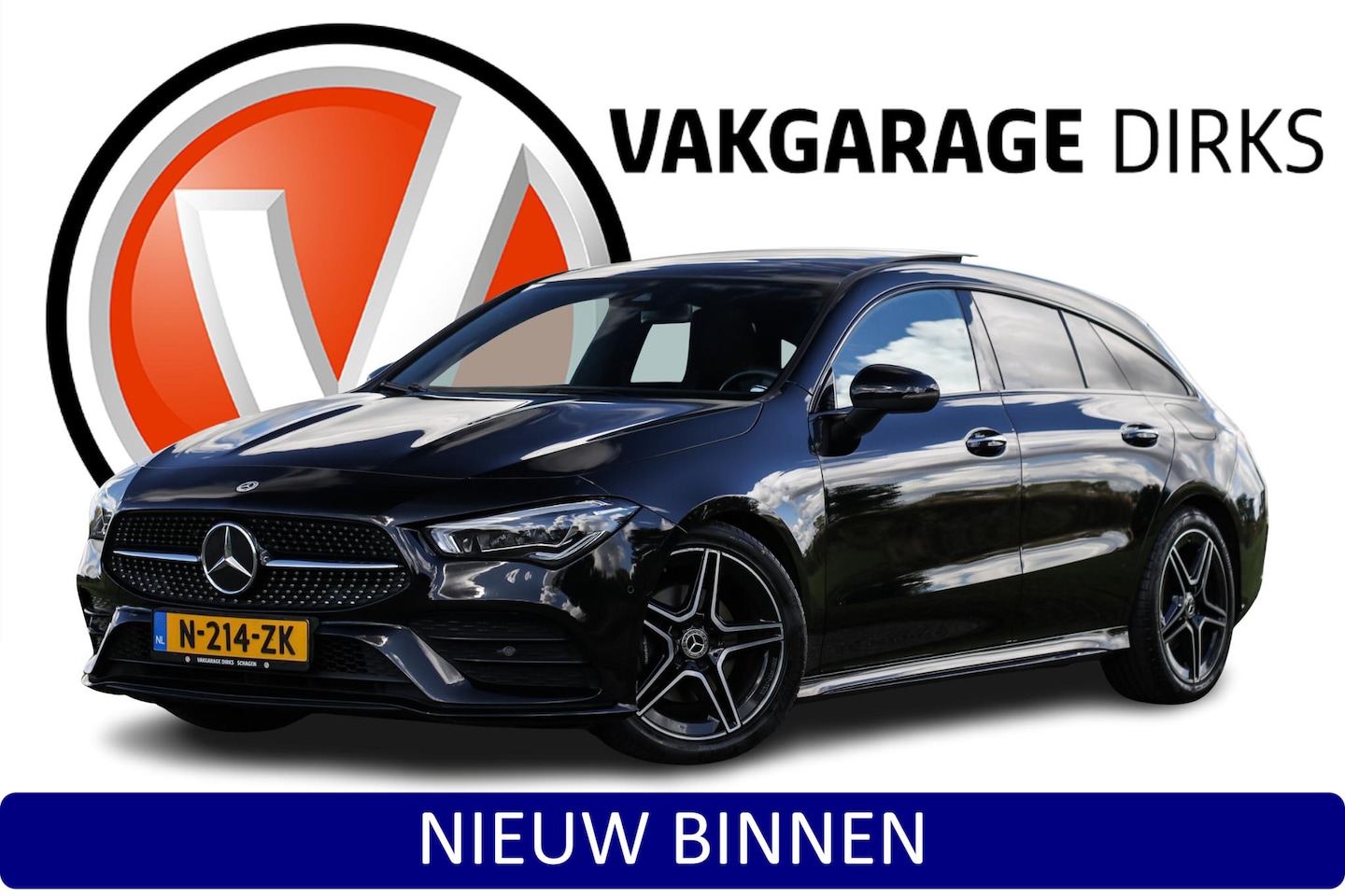 Mercedes-Benz CLA-klasse Shooting Brake - 180 AMG Night ✅ Matrix-LED ✅ Pano ✅ Sfeer - AutoWereld.nl