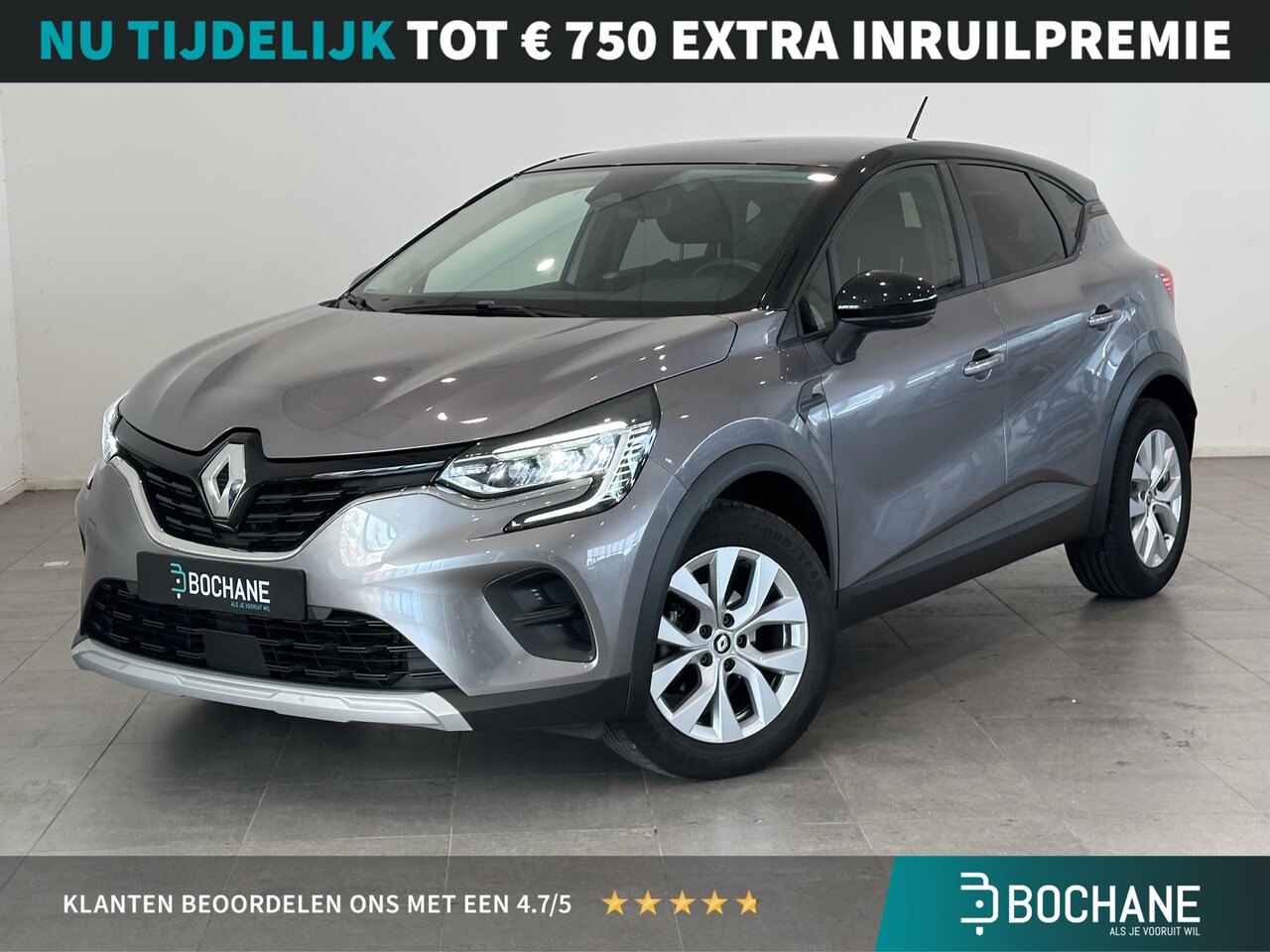 Renault Captur - 1.0 TCe 100 Bi-Fuel Zen | Airco | Cruise Control | Lichtmetalen velgen 17" | Apple Carplay - AutoWereld.nl
