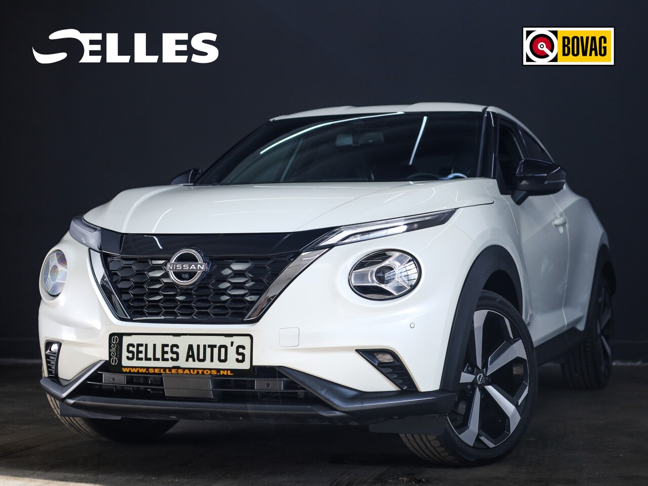 Nissan Juke - 1.6 Hybrid Tekna 360 Camera | Bose geluidsinstallatie | 19' inch Lichtmetalen velgen - AutoWereld.nl