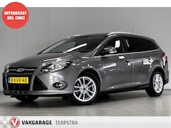 Ford Focus Wagon - 1.0 EcoBoost Titanium /Voorruitverw. /Keyless Go /Navi /Climat /Cruise /Elek. pakket /Blue