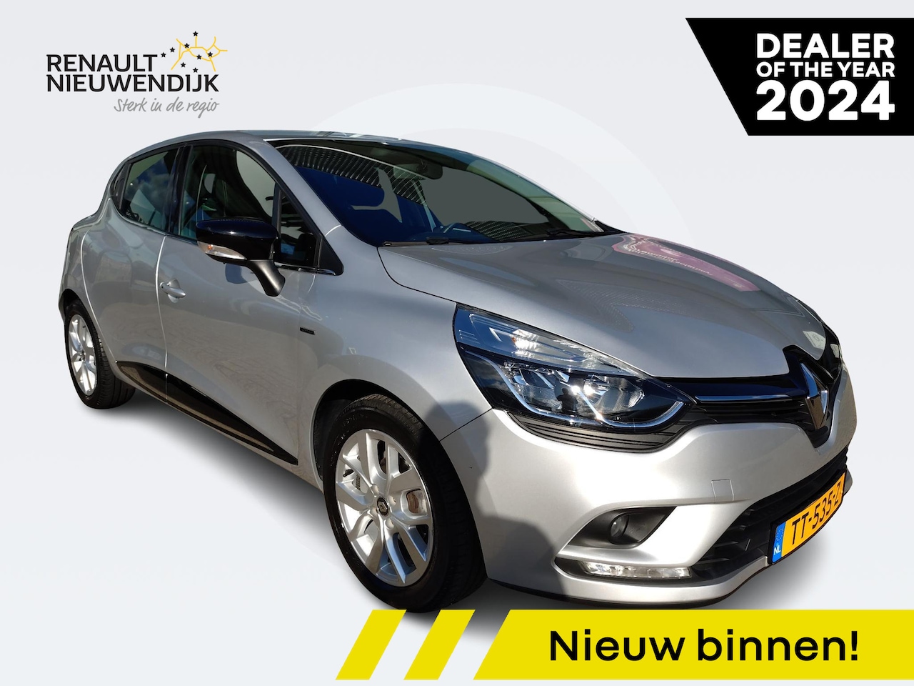 Renault Clio - 0.9 TCe Limited / AIRCONDITIONING / KEYLESS ENTRY / PARKEERSENSOREN / NAVIAGTIE & BLUETOOT - AutoWereld.nl