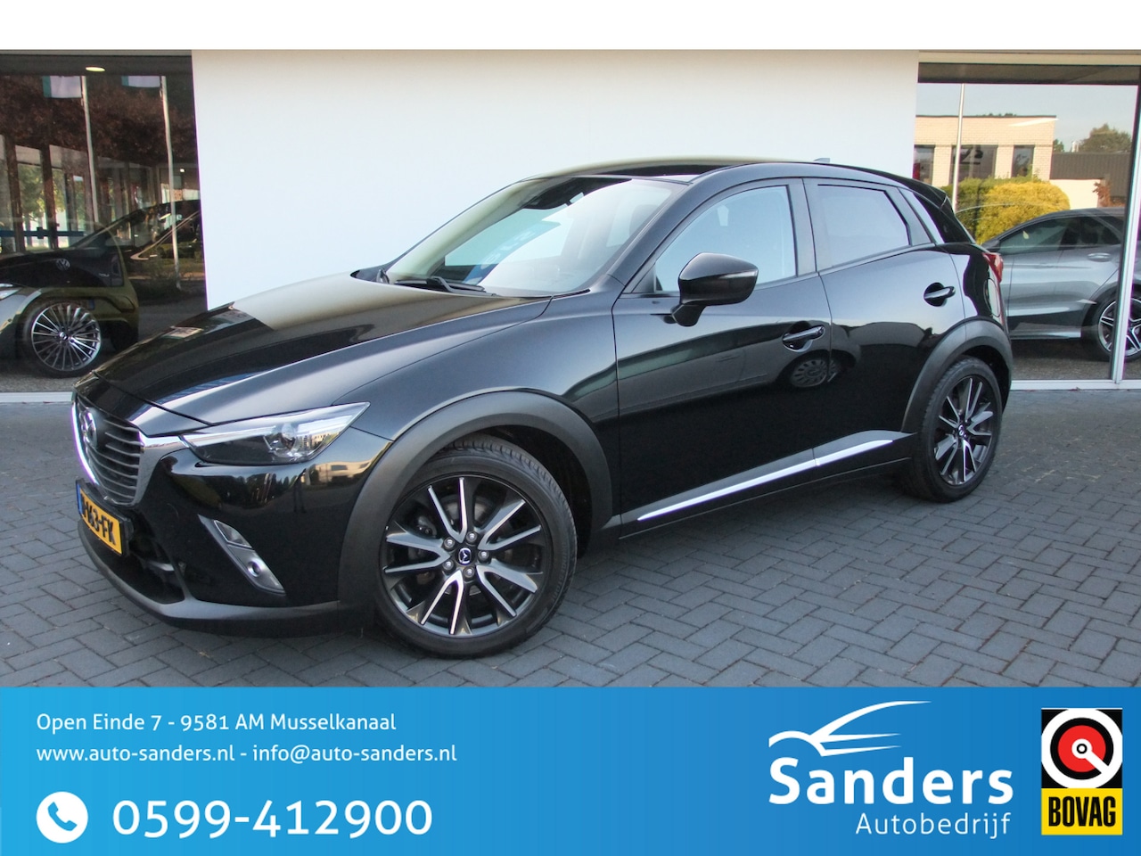 Mazda CX-3 - 2.0 SkyActiv-G 120 TS / Head-up / Trekhaak/ Leer/ Stoelverwarming/ Camera - AutoWereld.nl