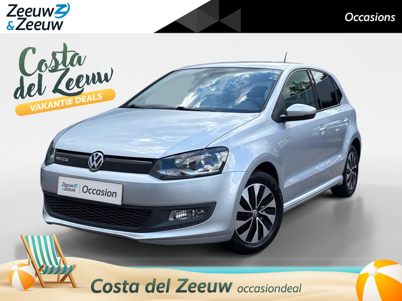 Volkswagen Polo - 1.0 BlueMotion Edition | Navigatie | Cruise Control | Parkeersensoren | Airco | 12 maanden - AutoWereld.nl