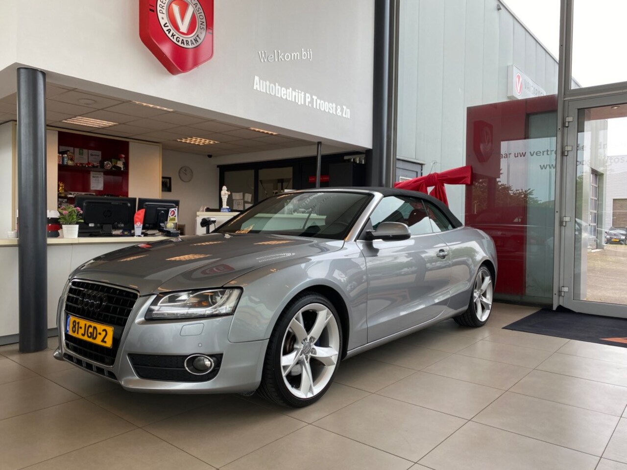 Audi A5 Cabriolet - 3.2 FSI Pro Line 3.2 FSI Pro Line,NL Auto,S Linepakket,Automaat,Leder &Stoelverwarming,Navigatie,Achteruitr - AutoWereld.nl