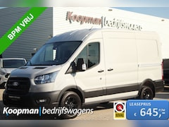 Ford Transit - 350 2.0TDCI 165pk L2H2 Trend | Automaat | 2800kg trekgewicht | L+R Zijdeur | Carplay/Andro