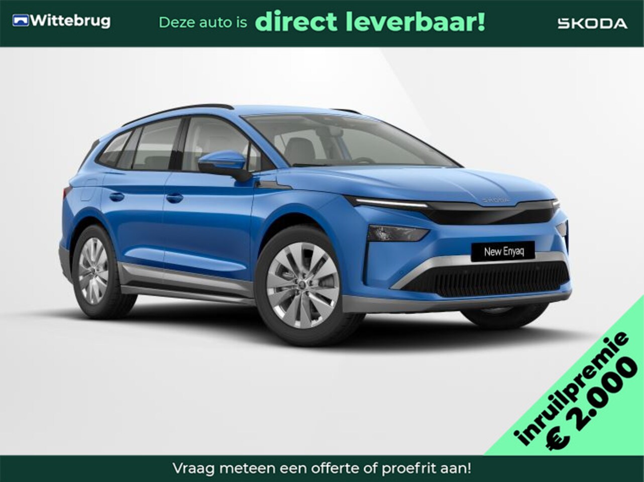 Skoda Enyaq iV - 60 Selection Camera / Climatronic / Side Assist / Adaptive Cruise Control / Keyless / Sens - AutoWereld.nl