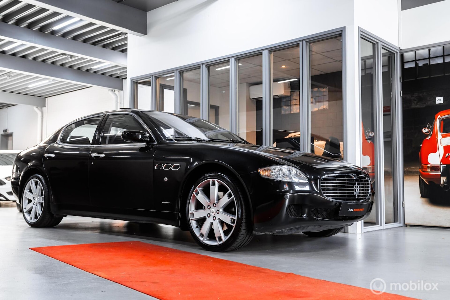 Maserati Quattroporte - 4.2 ZF AUT. OPENDAK ELEK STOELEN PDC CRUISE LED BLACK& BLACK & BLACK COMPLETE HISTORIE - AutoWereld.nl
