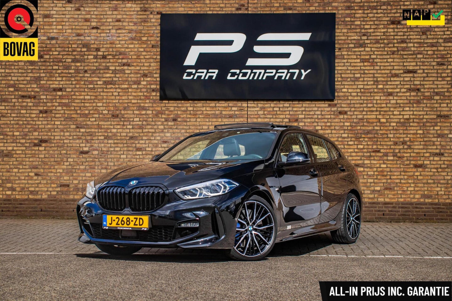 BMW 1-serie - 118i EDE M Sport 118i EDE M Sport, NAP, Leder, Pano, Ambient - AutoWereld.nl