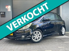 Opel Corsa - 1.4-16V OPC-line NAP HALFLEER CRUISE CLIMA RADIO CD AUX MF STUUR LM VELGEN BOORDCOMPUTER