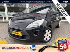 Ford Ka - 1.2 Cool&Sound SLECHTS 98.555KM, Inclusief nieuwe apk, leuke auto