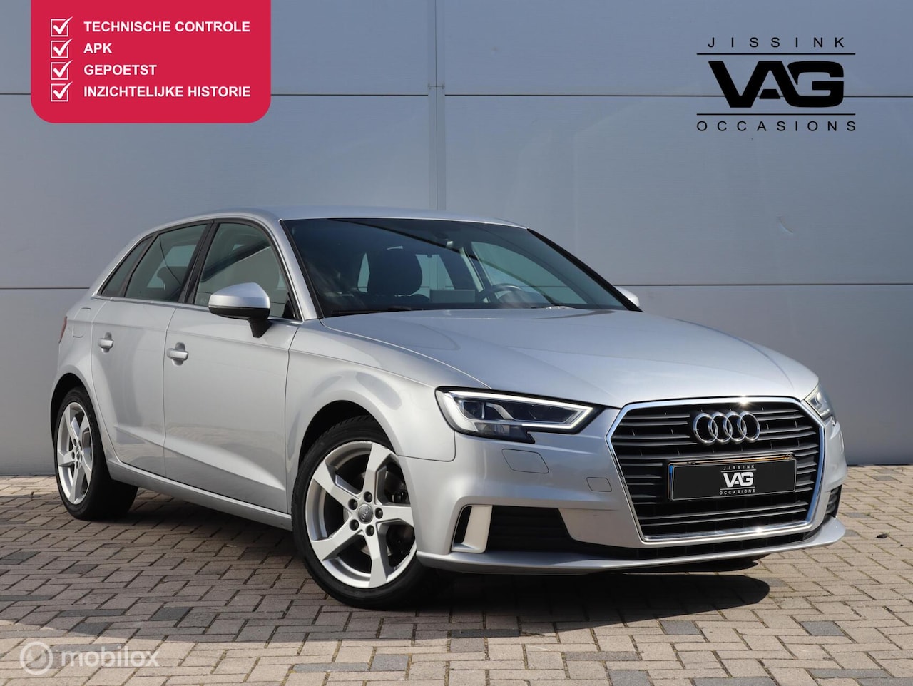 Audi A3 Sportback - 1.0 TFSI Sportstoelen LED PDC Airco Cruise - AutoWereld.nl