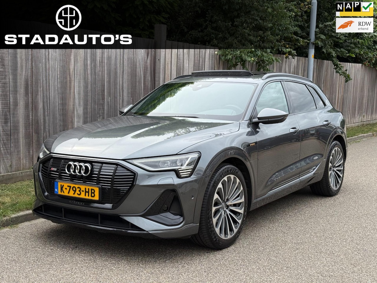 Audi e-tron - 55 quattro S edition 95 kWh Pano|360|NAP! - AutoWereld.nl