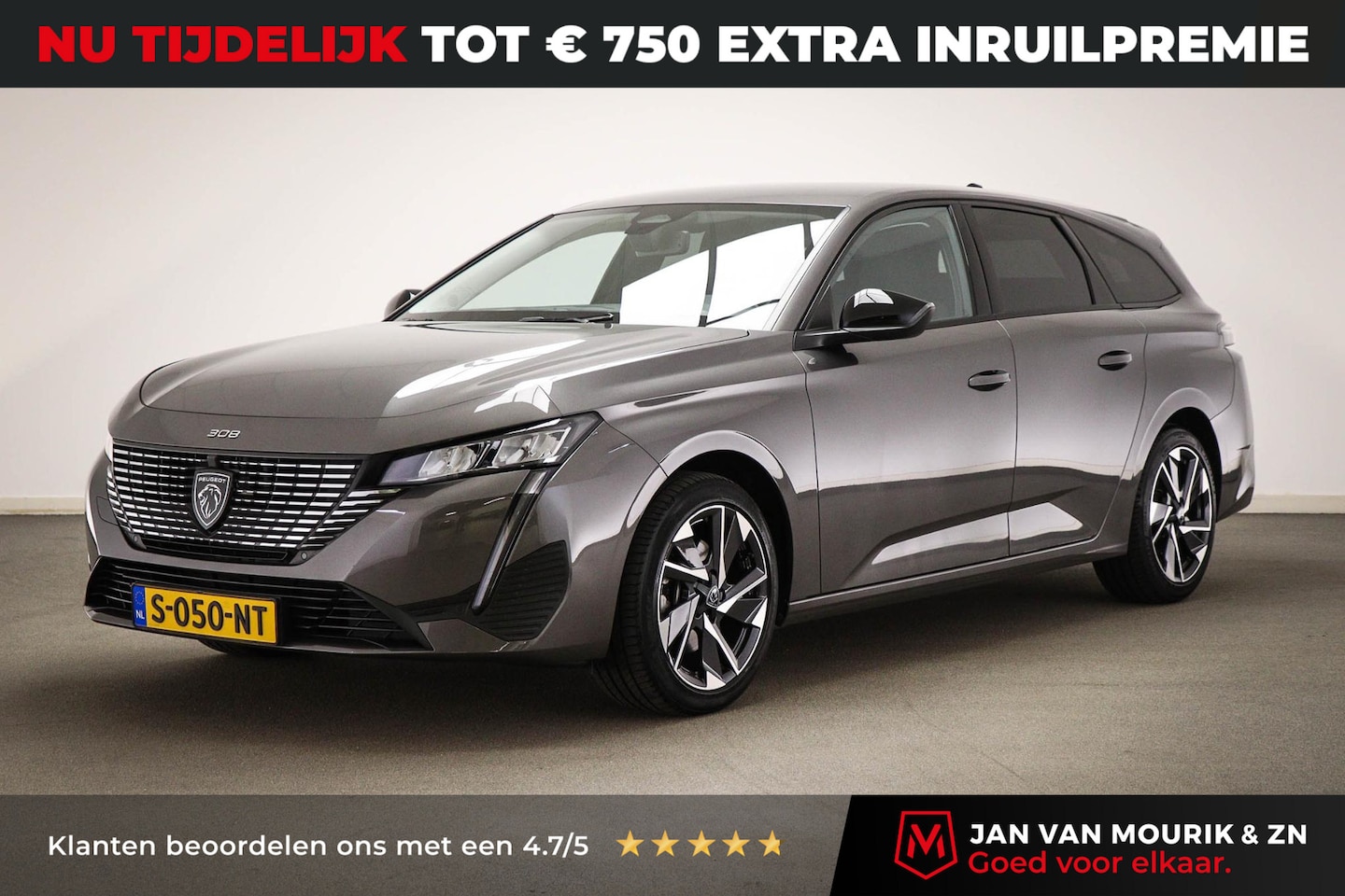 Peugeot 308 SW - 1.2 PureTech Allure Pack Business | HALF LEDER | DAB | APPLE | CAMERA - AutoWereld.nl