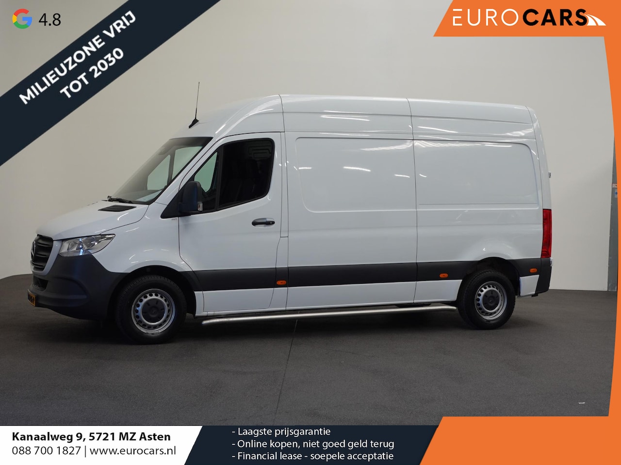 Mercedes-Benz Sprinter - 211 CDI L2H2 Aut-9 FWD Airco Cruise Control Navi MBUX Camera PDC VA - AutoWereld.nl