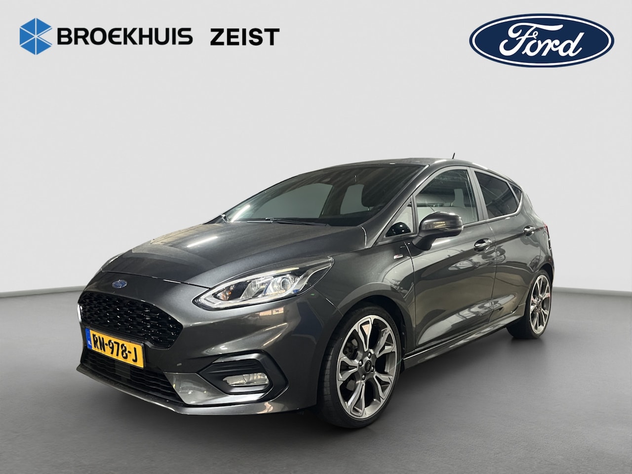 Ford Fiesta - 1.0 100pk ST-Line | Dealer o.h. | 18'' | Voorruitverwarming | Cruise control | Privacy-gla - AutoWereld.nl