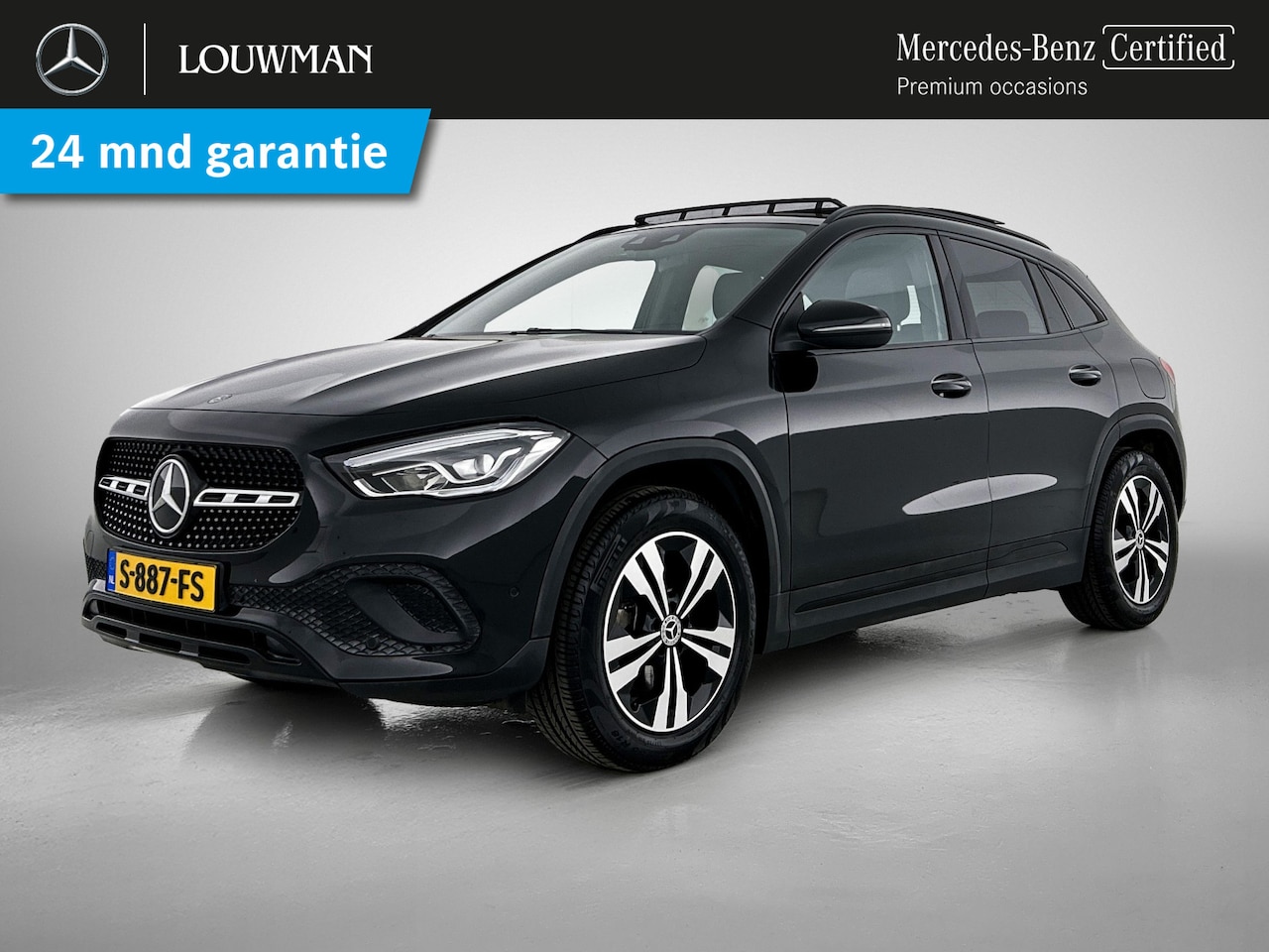 Mercedes-Benz GLA-Klasse - 200 Luxury line | Night pakket | Trekhaak afn. kogel | Panorama schuifdak | Parkeer pakket - AutoWereld.nl