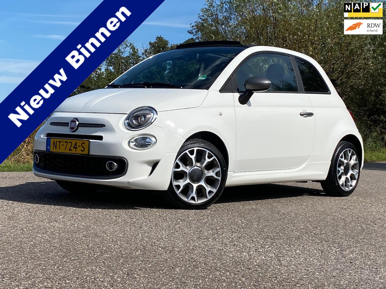 Fiat 500 C - 0.9 TwinAir Turbo Sport CABRIO NAVI AIRCO PDC NAP GOED ONDERHOUDEN - AutoWereld.nl