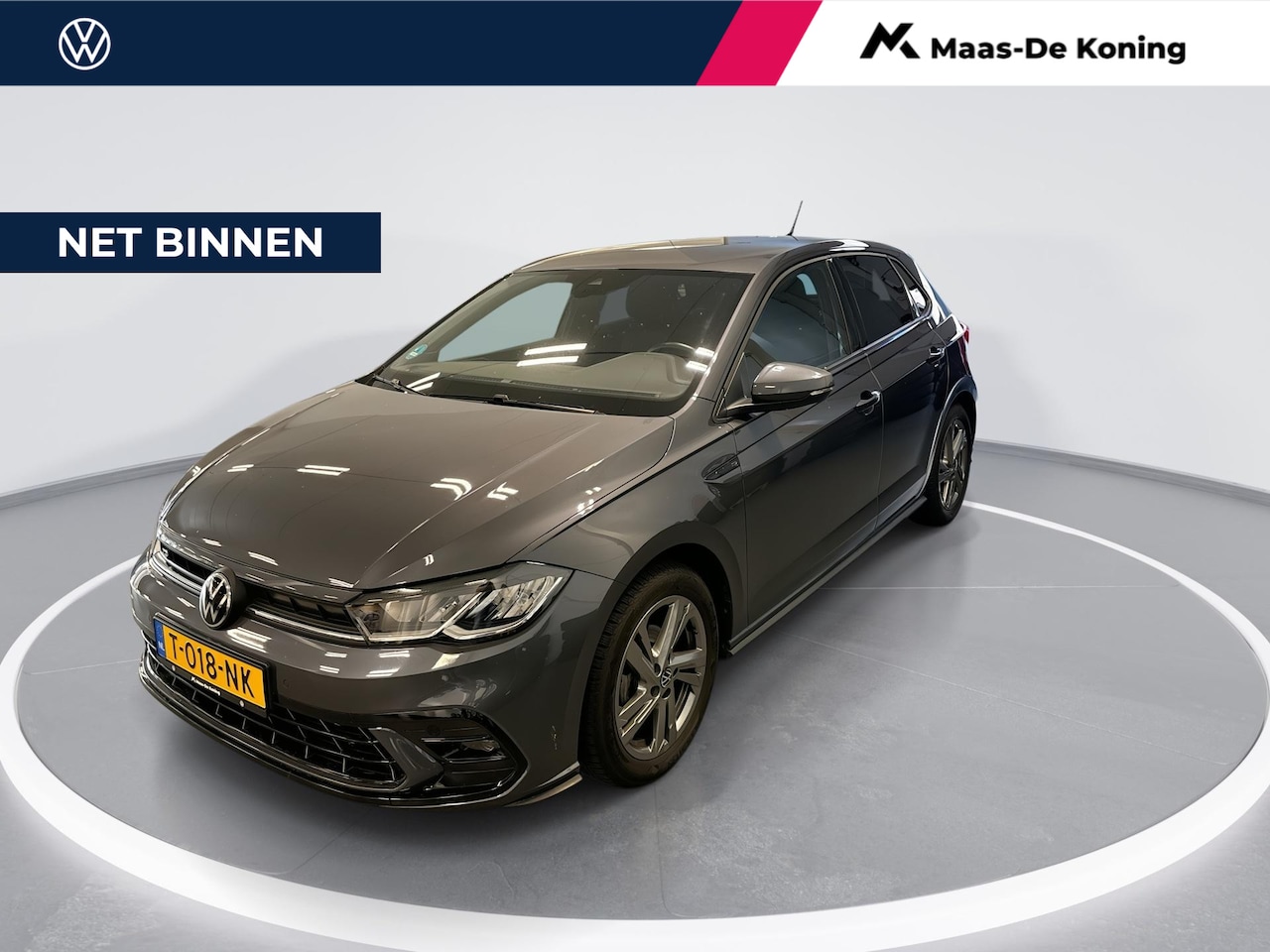 Volkswagen Polo - 1.0 TSI 95pk R-Line · Apple/Android Car Play · Navigatie · P-Sensoren · Climatronic · Virt - AutoWereld.nl