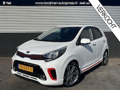 Kia Picanto - 1.0 T-GDI GT-Line 100 PK Navigatie, Lederen bekleding, 1e eign. Dealeronderhouden, NL-auto