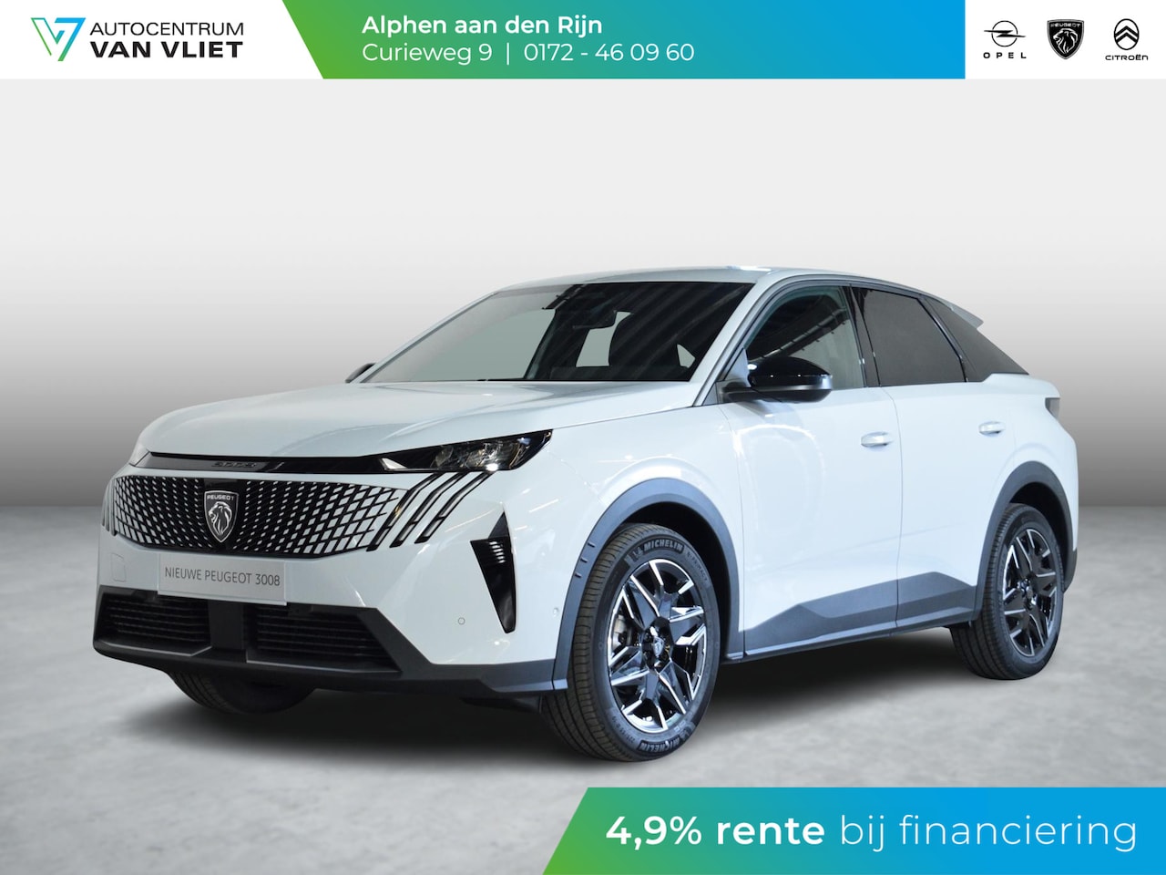 Peugeot 3008 - 1.2 Hybrid 136 Allure NAVIGATIE | CARPAY | 360 CAMERA MET SENSOREN | E.C.C. | UIT VOORRAAD - AutoWereld.nl