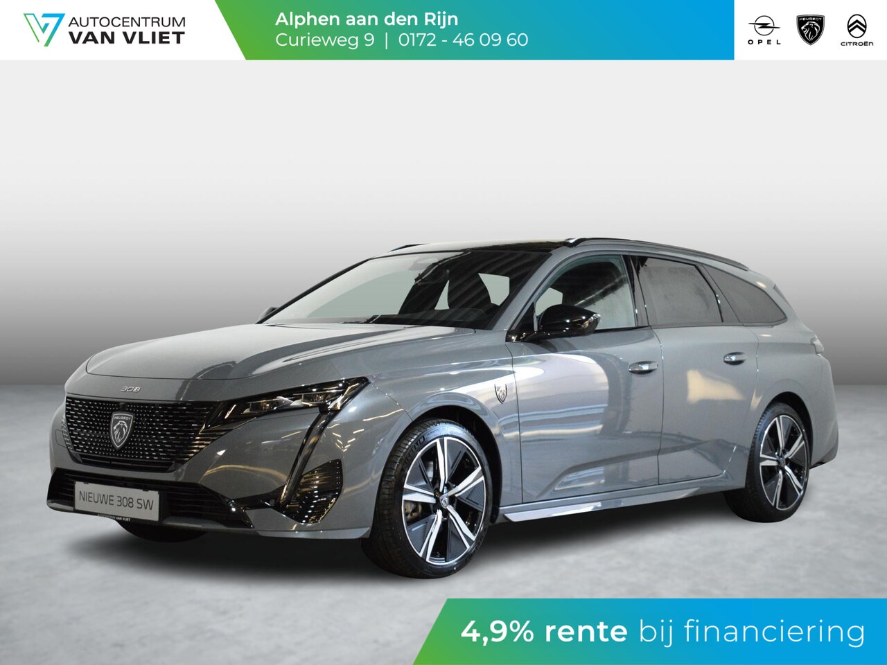 Peugeot 308 SW - 1.2 Hybrid 136 e-DCS6 GT NAVIGATIE | ALCANTARA | ACHTERUITRIJCAMERA MET SENSOREN | SCHUIFK - AutoWereld.nl