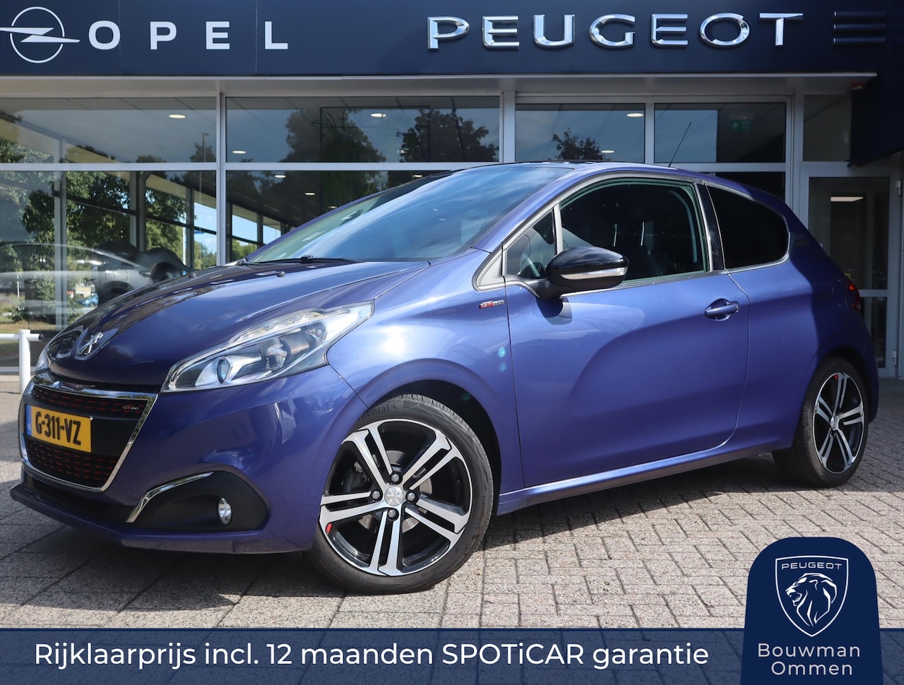 Peugeot 208 - 3-drs. GT-Line Puretech 110pk EAT6 Automaat, Rijklaarprijs, Navigatie Panoramadak Climate - AutoWereld.nl