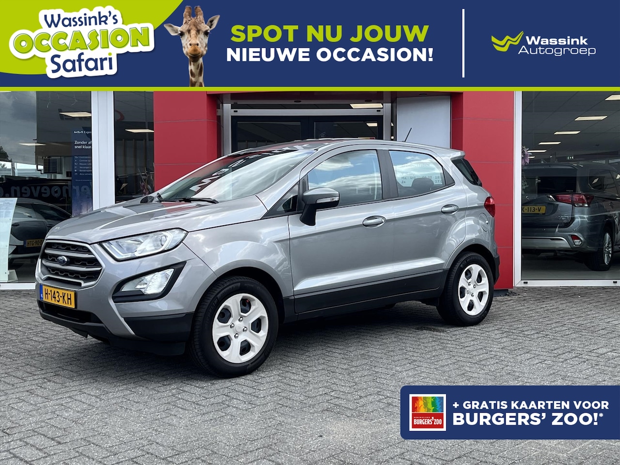 Ford EcoSport - 1.0 EcoBoost 100pk Trend Connected | Cruise Control | Airco | Bluetooth | Trekhaak | - AutoWereld.nl