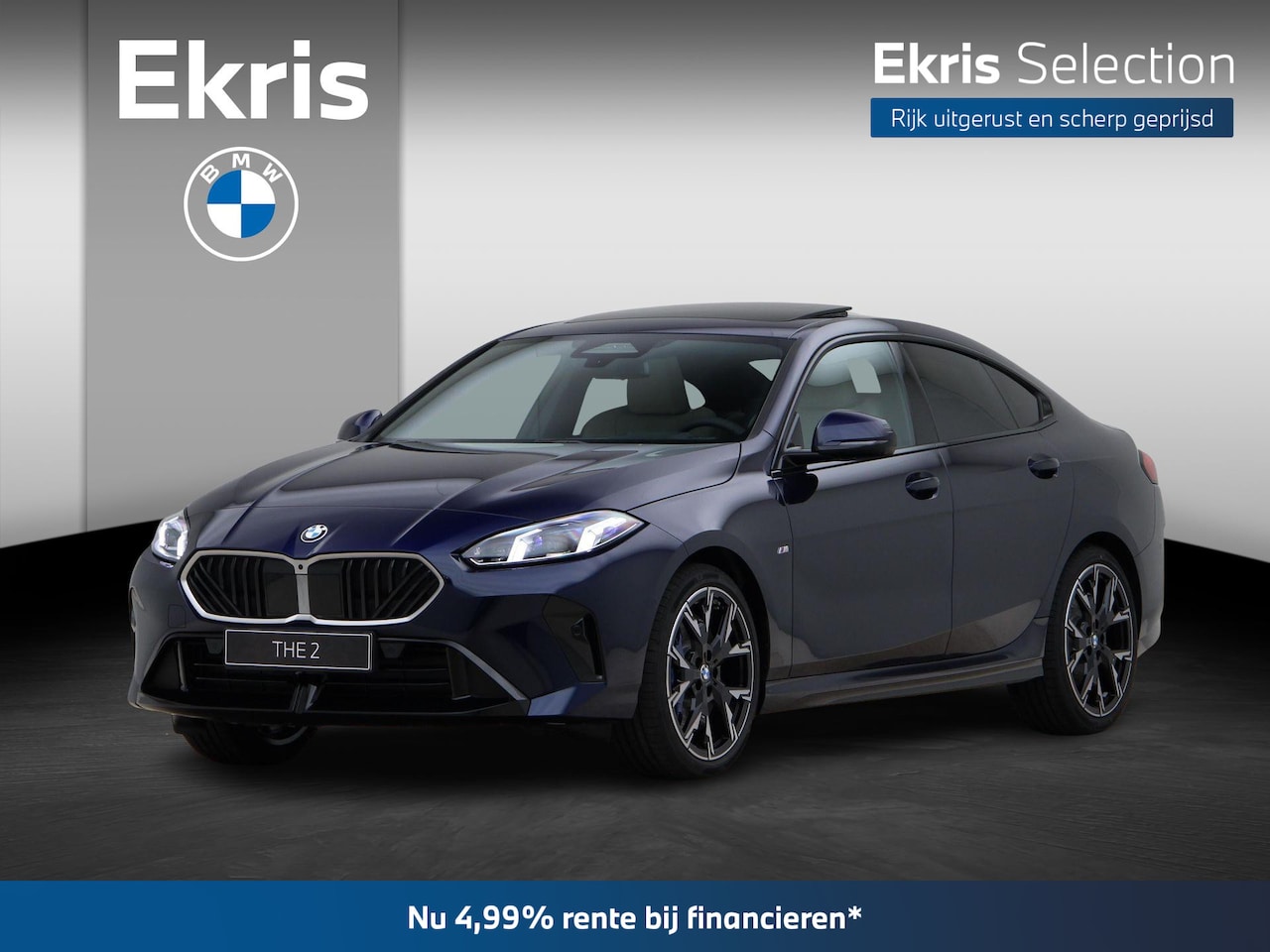 BMW 2-serie Gran Coupé - 220 | Glazendak | 19inch | Elektrisch verstelbare stoelen | Panoramadak | Trekhaak | Ekris - AutoWereld.nl