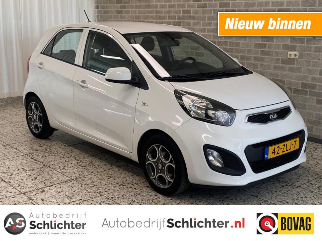 Kia Picanto - 1.2 Comfort Pack 5 Deurs/Airco/LM-Velgen/Radio-CD/Start-Stop - AutoWereld.nl